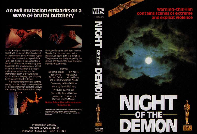 Video Nasty video sleeve